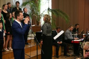 Guntara Rača autorkoncerts "Laikam laika nav" Rīgas Kristīgajā vidusskolā 25.05.2017.