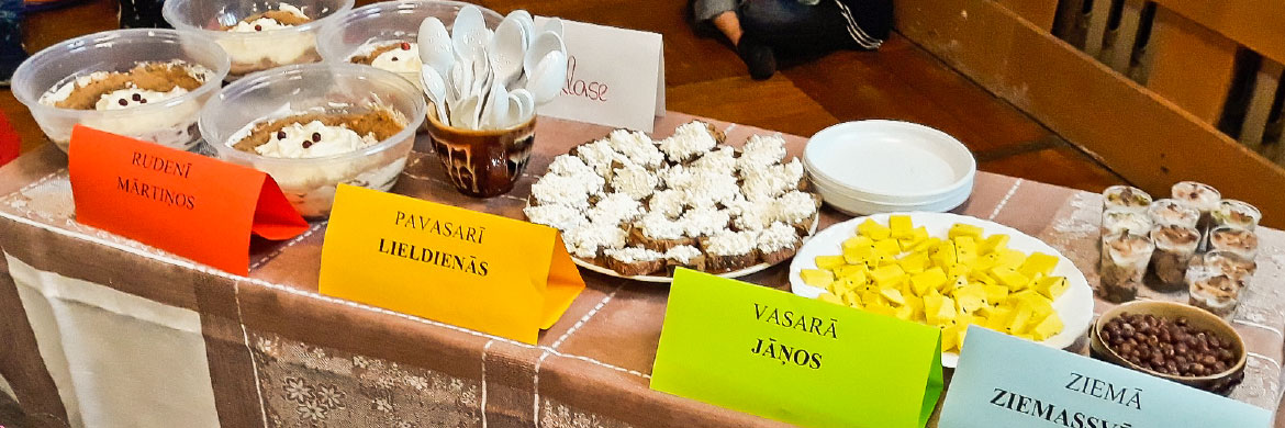 UNESCO Latviešu tradicionālo ēdienu diena Rīgas Kristīgajā vidusskolā